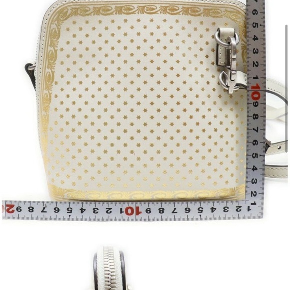 GUCCI LIMITED EDITION Leather GUCCY Gold Stars Mini Dome Crossbody Bag&Strap - Picture 16 of 16